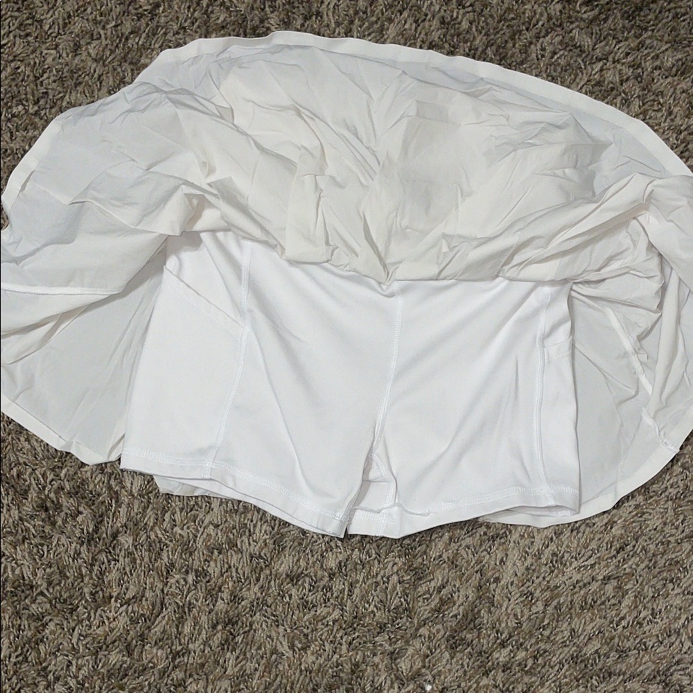 JoyLab White Circle Skater Skirt - Picture 2 of 5